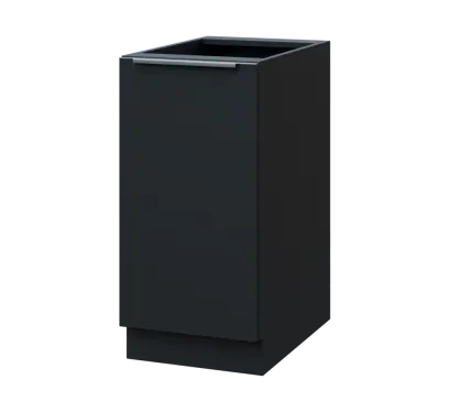 SIS - 4D spodní skříňka, 1-dveřová, levá, 870x400x600, antracit